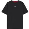HUGO Split Logo_t-Shirt 10270756 01 Pigiama T, 001 Nero, XXL Uomo
