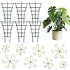 OMIGA Supporto per Piante 6 Pezzi Supporto per Piante da Interno per Piante in Vaso con Ganci Tutore Piante Rampicanti per Monstera Pothos Rampicante e Pomodori Ortensi