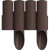Cellfast Palizzata da giardino standard marrone, altezza 25,5 cm, lunghezza 2,3 m
