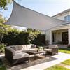 HAIKUS Tenda a Vela Impermeabile Rettangolare 2x3 m, Protezione Raggi UV 98%, Vela Ombreggiante Quadrata 3x2 m, Telo Tenda da Sole per Esterno, Giardino Terrazzo, Grigio Chiaro