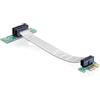 Delock Riser card Delock PCIe x1>x1 con cavo flessibile 13cm [41839]