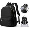 suradar Zaino per PC Portatile 15.6 Pollici Zaini Porta PC Zaino da Lavoro, Impermeabile Zaini per Laptop, Computer, Notebook, Scuola, Università, Ufficio Viaggio Regalo Uomo & Donna Nero