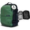 Airback GO Zaino Sottovuoto Viaggio - 16-32L, Zaino con Sottovuoto, Bagaglio a Mano per Cabina, Zaino Viaggio Leggero, Espandibile, Comodo e Resistente All'acqua, Verde
