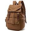 Rufun Vintage Zaino Canvas Casual, Marrone