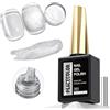 PEACECOLOR Smalto Semipermanente Unghie 15ml Trasparente Cat Eye Gel Polish Semipermanente Unghie Gel con Magnetico Soak-Off U V/LED per Principianti e Nail Art Salone
