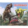 Depesche 13940 Dino World - Libro degli Amici con Motivo Dinosauri, Libro dell'amicizia con 108 Pagine da riempire e Decorare