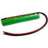 Akkuman.de Akkutechnik vom Fachmann Batteria per luci di emergenza 3,6 V 3000 mAh NiMH ad alta temperatura cavo Sub C 20 cm luce di emergenza illuminazione di sicurezza