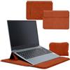 HaruYo 12-13-14-15-15.6-16 Pollici Custodia per laptop con Supporto Integrato e Polsiere, PU Pelle Portatile Sleeve per MacBook Air/Pro/Surface Dell Lenovo HP ASUS Acer 12-13-13.3-14 Pollici
