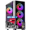 Betazon PC Gaming Fisso NUOVO pronto all'uso - Cpu intel core i7-8700 - 32GB RAM DDR4 - 1TB SSD - Scheda grafica dedicata RX 580 8GB - Windows 11 Pro - Office 365 - Ideale per gaming - Garanzia 2 anni