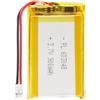 Uxney Batteria agli ioni di litio agli ioni di litio da 3,7 V, 900 mAh, 603048, con connettore 2P-PH, con griglia da 2,0 mm