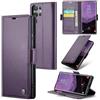Idhiem Flip Libro Wallet Cover per Samsung Galaxy S25 Ultra, Viola | Pelle PU Premium, Custodia Portafoglio Flip Libro, Blocco RFID, Slot per Carte, Antiurto Wallet Cover, Funzione Supporto