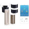 Netatmo Stazione Meteo ORIGINAL 2ª generazione | Interni & Esterni + Pluviometro + Anemometro - Temperatura, Umidità, Qualità aria, UV, Pollini, Previsioni Meteo | Compatibile Apple Home, Alexa, Googl