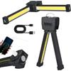JOAASU Gym Lamp for Posing, Portable Magnetic LED Posing Lamp, Lampada Da Palestra per Posarsi, 7 Gradi Dimming with Hang Hook, 180° Rotating Work Light, Outdoor and Gardening Use