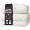 DREAMWAY - Piumino Letto Singolo Quattro 4 Stagioni 200x200cm, Set Piumino Estivo 150gsm 200 x 200 + Primaverile/Autunnale 300gsm 200x200 = Piumone Invernale Trapunta Caldissimo 450gsm -Oeko Tex