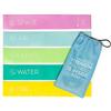 Legami - Set di 5 Elastici Fitness, 5 Livelli di Resistenza, Manuale con Istruzioni per gli Esercizi e Custodia inclusi, 30x5 cm