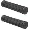 cyclingcolors Manopole bici 125 mm diametro 22 mm in gomma morbide unisex per manubrio MTB trekking strada scooter bici, nero