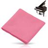 Agatige Copertura per Tastiera Digitale a 88 Tasti, Cover per Pianoforte Copritastiera Morbida Panno Protettivo per Pianoforte Elettronica Parapolvere per Tastiere Elettriche e Digitali(Rosa)