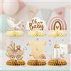 JHXhhthongtong 6pz Centrotavola Battesimo Baby, Decorazioni Allestimento Battesimo, Tableau Addobbi Nascita Bimba, Centrotavolo Ape d'Nido, Gender Reveal Party Decorations, Addobbi Tavola 3D