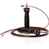 VIA FORTIS Corda per Saltare Professionale con Pesi - Speed Rope per Calisthenics, CrossFit, Boxe, Muay Thai, Fitness Ecc. - Con Cuscinetti a Sfere, Cavi in Acciaio e Custodia - Misura Unica