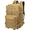 Hp hope Zaino tattico militare 40L Grande Esercito 3 Giorni Assalto Pack Molle Bug Out Bag Outdoor Camping Escursionismo Daypack, Cachi