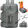 SPAHER 50L Zaino da Viaggio Trekking 55x35x25 ITA Airways KLM Bagaglio a Mano Aereo Zaino Sportivo Tattico Grande Donna Uomo Impermeabile Backpack per Escursionismo Campeggio Universitario
