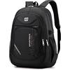 Hebetag Zaino da ciclismo Mountain Bike Zaino per Uomo Donna Viaggio Sport All'aperto Moto Bicicletta Equitazione Daypack, #02nero, Zaini da viaggio