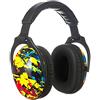 PROTEAR Kids SNR 28Db Riduzione Del Rumore Protezione Per Le Orecchie Cuffie Di Sicurezza, Protezione Per Le Orecchie Regolabile Per Bambini(Spruzzi D'Inchiostro)
