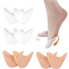 QSZHSL 4 Paia Salvapunte in Silicone Gel Salva Punte Avampiede Cuscinetti Metatarsali, Protettore Copri Dita, Opertura del Piede in Silicone, per Scarpe a Punta Ballet e Danza Classica