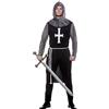 Wicked Costumes Costume da cavaliere nero medievale da uomo, taglia unica