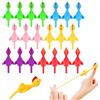 COSORO 20 Pezzi Giocattolo Fionda da Dito Pollo,Slingshot Pollo Giocattolo in Gomma Elastici Stretch per Bambini,Divertente Giocattoli Volo Regali per Feste di Compleanno Pasqua e Natale