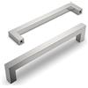 Amerdeco 10 pezzi Maniglie per Mobili da Cucina Nickel rotto Maniglie cucina Distanza fori 160 mm armadietti in acciaio inossidabile per mobili da cucina Decorazioni per la casa