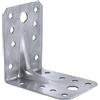 LLB Angolare Staffe Bretelle Angolare Piastre Bretelle, Lamiera di Acciaio Zincato L (70 x 70 x 55 x 1,5 mm) Confezione da 8 pezzi