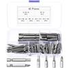 SZSLMY 42 Pz per PH Torx Inserti per Avvitatore, Set di Punte Magnetiche per Cacciavite, H5 PH1 T15 T20 Set di Punte per Cacciavite Elettrico, Set Punte per Avvitatore Magnetiche, Inserti Esagonali 1/4''