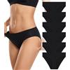 FINETOO 6 Pezzi Slip Senza Cuciture Donna Pantaloni a Vita Bassa Mutande Invisibili Biancheria Intima Sexy Biancheria Intima Comoda Mutandine Bikini Confezione Multipla