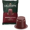 LOLLOCAFFE Lollo Caffè Passione Espresso, Miscela Classica - 100 Capsule - Compatibili con le Macchine ad uso domestico Nespresso*