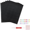Frdelma Rete per Borse Uncinett, 6 Pezzi Fogli Rete Plastica per Borse 20 x 30 cm Plastic Canvas Fai da Te Tela di Plastica da Ricamo Maglia per Borse Fai a Te,Ricamo
