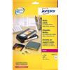 Avery Etichette per cd/dvd bianche Avery L7656 - 46 x 11,1 mm - 2100 etichette