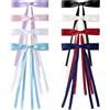 TRKETK 8 Pezzi Fiocco Capelli Donna, Clip per Capelli in Tinta Unita Elegante Nastri Lunghi Sottili Fermagli Iocchi per Capelli Colorati per Le Donne Vestiti per il Compleanno Della Festa di Nozze