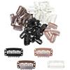 TRKETK 60 Pezzi Clip per Parrucca 3.2cm per L'estensione dei Capelli in Metallo a Forma di U Denti a Pettine per Attaccare Parrucche e Cappelli DIY Clip per Extension Capelli