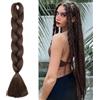 JOOTUEPO Extension per capelli intrecciate, 1 pezzo, trecce dorate, extension sintetiche jumbo, trecce lunghe, 61 cm, per trecce intrecciate e capelli da donna