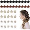 TRKETK 40 Pezzi Fermaglio per Capelli a Fiore Piccolo Mini Clip per Capelli Forcina Antiscivolo Accessori per Capelli con Fiori Dolci e Carini Multicolore per Ragazze e Donna