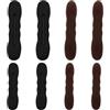 TRKETK 8 Pezzi Creatore di Chignon per Capelli Chignon Maker in Spugna Twist Curler Donut Strumenti Ausili per le Trecce per Bambine e Donne Strumenti per Arricciare i Capelli
