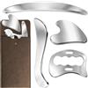 Hainue 4 in 1 set di strumenti per raschiare muscolare,Multifunzionale Guasha Corpo, Raschietto per Fascia Massaggiatore per Drenaggio,Massaggiatore Gua Sha per tessuti profondi