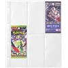 Cartemagic Master Phil Top safe Fogli per Album raccoglitore per bustine sigillate e top loader 6 tasche 8,6x16 cm 10 pezzi