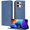XINYEXIN Custodia per Oppo Reno 15 FS 5G 4G / Reno 15F 4G 5G, Cover a Libro in Pelle PU con Blocco RFID, Slot per Carte, Supporto, Protezione Completa Antiurto - Blu