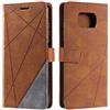 SONWO Cover per Xiaomi Poco X3 NFC, Flip Caso in PU Pelle Case Cover Portafoglio Custodia per Xiaomi Poco X3 NFC, [Kickstand] [Slot per Schede], Marrone