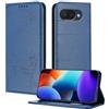 XINYEXIN Custodia per Google Pixel 10a, Cover a Libro in Pelle PU con Blocco RFID, Slot per Carte, Supporto, Protezione Completa Antiurto - Blu