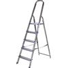 Facal Scala in alluminio 5 gradini h 166 cm Facal Alfa maxi