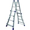 Facal Scala in alluminio 4+4 gradini Facal Briko Blu BB/2