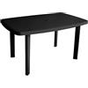 Ipae Progarden Tavolo da giardino componibile Ipae Progarden Faro 137x85x72 cm Antracite